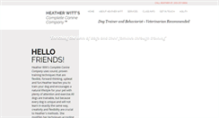 Desktop Screenshot of heatherwitt.com